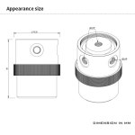 컨트롤러 배로우 D5 PWM 펌프 18W 액체 냉각 12V 모터 최대 4800RPM 흐름 1260L PC 워터 쿨러 빌딩 SPG40A-S : 스마트랩팩토리부천