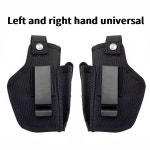 범용 전술 총 군용 홀스터 경찰용 글록 3 17 19 1911 좌우 겸용 카트리지 슬리브 가방 권총 리볼버 케이스 포함 : 골든107