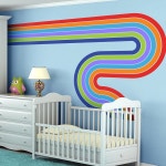 65인치 x 116인치 대형 탈착식 보호 도로 벽 장식 - 들을 위한 컬러풀한 자가 접착 파스텔 스티커, 필 앤 스틱 거대한 데칼 벽지 (A) A : 준샵.