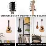 유오케이라이트 프리미엄 기타 벽걸이, 부드러운 스펀지 커버로 기타를 보호하고 360도 회전하며 최대 40파운드까지 견딜 수 있어 어쿠스틱... 