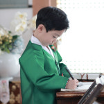 H5722 초록마고자 아동 남자 아기 고급 돌 남아한복(1-8세) : 한설한복