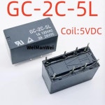 5개 새 제품 8핀 2개 개방형 2개 폐쇄형 릴레이 Gc-2C-5L 코일 5Vdc 4078 : 분당플렉스68
