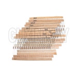 860pcs 14W 탄소 필름 저항기 키트 5% 저항 모듬 세트 43valuesX20pcs 1R - 1M 옴 0.25W 샘플 팩 : 제스105