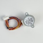 24BYJ48 기어박스 감속 12V 4상 5선 스테퍼 모터 기어박스 기어비 1 64 에어컨용 : 바레노