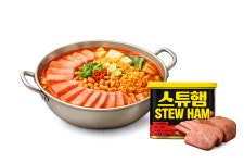롯데웰 부대찌개전용 스튜햄 340g 24개입 1box박스 업소용 부대찌개 재료 도매 대용량 : 부대찌개재료