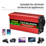 인버터 12V 220V 수정 사인파 인버터 DC 12V AC 220V 600W-4000W 휴대용 전원 은행 변환기 태양 광 자동차 : 골든102