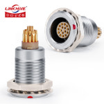 LEMO EGG 원형 커넥터와 호환 가능 암 소켓 0B 1B 2B 3B 2 3 4 5 6 7 8 9 10 12 14 16 18 19 20 22 24 26 30 32 핀 : 골든107