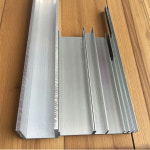 6063T5 U자형 알루미늄 채널 정삼각형 홈 알루미늄 내부 폭 2 3 4 5 6 7 mm OW 4 5 6 7 8 10 13mm H 10 11 14 17 18 : 골든109