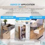 REGUDA 언더마운트 소프트 클로즈 서랍 슬라이드 하단 장착 풀 익스텐션 9 12 15 18 21 24 인치 볼 베어링 러너 레일 77 Lb 하중 1 쌍 (1 쌍... 