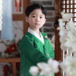 H5722 초록마고자 아동 남자 아기 고급 돌 남아한복(1-8세) : 한설한복