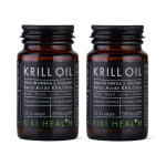 키키헬스 고흡수 크릴오일 30캡슐 2병 2개월분 오메가3 인지질 아스타잔틴 남극 크릴새우 : KIKI HEALTH