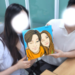 [단체구매] 팝아트초상화 10개이상 커플그림 DIY키트 원데이클래스 워크샵 체험 : 토리앤드로잉