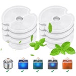 네버랜드 캣 워터 분수 및 스테인리스 스틸 음용 분수용 아이페티 탄소 필터, IP-670-F8, 8팩 Pack of 4 : 아진나찻지