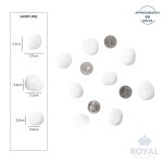 Royal Fish 수족관 장식 스톤 5LB 라지 화이트 1 LB Small Natural : 티온즈