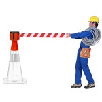 - 장착형 접이식 위한 2M 16FT 테이프, 테이프 경고 9.8FT 콘 6.6FT) MSHOSACO 6.6FT 및 구역 안전 / 보행자 테이프(A, 위험 교통 32FT... 