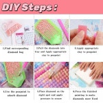 드림캐처 성인용 5D DIY 다이아몬드 페인팅 키트 초보자용 풀 드릴 보석 아트 KM637-1 : 온기가득한마켓