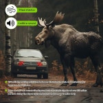 SHMZK 8 PCS 사슴이 자동차를 위해 휘파람을 불고, 충돌을 피하기 동물 경고 장치를 휘파람으로 불며, 자동차 트럭 오토바이를 위한 사슴 기피... 