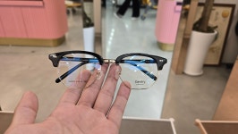 GENTRY 젠틀리 G1078 유니크 클래식 블랙골드  하금안경테 : 포시즌아이웨어