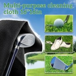 GOLF CLUB 클리너 브러시, 360 모든 각도 디자인 (150.3G(5.3온스) 및 극세사 와플 타월 (40.6 X 40.6CM(16 16인치)), 누출 방지 클럽... 
