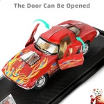 성인용 아이를 위한 앤티크 컬렉션과 금속 1 선물 자동차 레드 다이 클래식 36 호환되는 토이 모델 라이소펜 빈티지 가오리 올드 트 쿠페... 