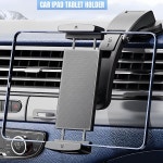 자동차 ipad 호환 범용 홀더: 흡입 컵/벤트/시트 머리 받침대 설치 7-15인치 휴대폰 핸드폰/ipad 호환용 : 길성유통1