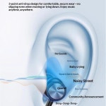 2025년 신형 넥밴드 블루투스 헤드폰 착용감 없이 편안한 노이즈 캔슬링 HIFI 스테레오 초장시간 사용 : 태백소소온