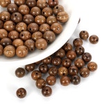 natural round wood beads craft6/8.5/10/12mm 자연 스트라이프 스페이서 볼 나무 구슬 목걸이 여성 보석 만들기 매력 미완성 Diy 라운드... 