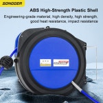 자동 리코일 에어 호스 릴 벽걸이형 정비소/세차장용 고압 보강 10m 8 5 : 루비머직구