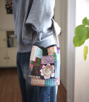 퀼트완제품  패치워크 퀼트가방 핸드메이드 토트백 원통형 가방 손바느질 : 나무수퀼트