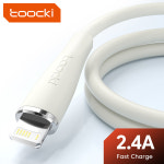 Toocki 고속 충전 USB 케이블 아이폰 11 12 13 14 프로 맥스 미니 Xs XR X SE 8 7 6 플러스 6s 용 데이터 와이어 2.4A : 제스104