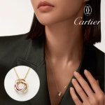 (국내백화점)까르띠에 목걸이 트리니티 쿠션 펜던트 3밴드 B7224955 : 글램 파리