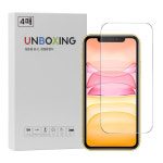 언박싱 간편부착 풀커버 전면 강화유리 액정보호필름 아이폰11, 4매입 : 주식회사 유비엑스 코리아