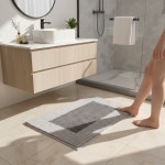 아트 욕실 발매트 현관 미끄럼방지 화장실 쿠션매트 : 오고파