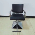 페달식 레트로 고급 오일 헤드 이발소 의자 접이식 면도 : 다이렉트스토어17