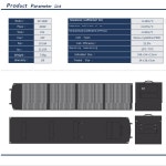 접이식 태양광 충전기 200W 400W 야외 발전소 선박용 휴대용 패널 200W 19V : 월드정보62