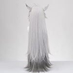 게임 Arknights Lappland Decadenza 코스프레 가발 헤어 Offwhite 긴 머리 Hallowen Play Role Prop : 응봉소소온