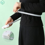 145cm 둘레 셀프 줄자 치수 측정 고리 허리 한손 옷매장 핸디 고정 옷가게 : 에이치에스십몰