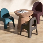 스툴의자 보조 미니 카페화장대 작업 식탁보조 이동식 스튤 작은 등받이 인테리어 간이 : 일상이득