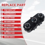 ZDKK AC 히터 온도 조절 장치 P68105021AF 2013-2018 1500 2500 3500 P68105021AA 68226600AA 68236775AB 68105021A : 부품직구코리아