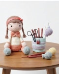 [코바늘 DIY] 꼼지와 바늘지킴이 뜨개 인형 (바늘노리 손뜨개 베베돌 키트) : 바늘노리공방