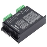 CNC 디지털 스테퍼 드라이버 DM556 스테퍼 모터 컨트롤러 2상 스테퍼 모터 드라이버 5-24V DC Max 5.6A 128 세분화, 네마 23, 24 및 네마 34... 