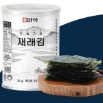 두번구운 재래김 명품명장 바삭 6캔김 조미김 명절 선물 세트 국내산 설날 광산김 : 기브코리아