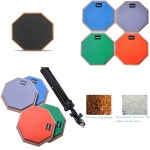 Meech 8인치 덤 드럼 세트 무음 드럼 양면 연습 매트 스탠드 초급 덤 드럼 세트 4가지 색상 제공 : 딜리고박스