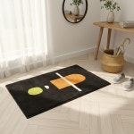 아트 욕실 발매트 현관 미끄럼방지 화장실 쿠션매트 : 오고파