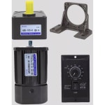 250W AC 가역 기어 220V 6R 50GU-CF 가변 속도 모터 1 3-1 250 450-2 7 6GU AC 기어 감속기 모터 기어드 모터 키트 : 최중사