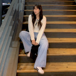 티롭 워싱 와이드 데님 팬츠 A1062 : 어썸하비