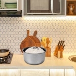 카빌록 벌집 내부 뚜껑 밥솥 교체용 냄비 8 26인치 논스틱 3L 5 5컵 주방 액세서리와 호환 가능 21X21X11CM Silver : 사당율글로벌샵