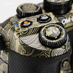 올림푸스 E-M1 카메라 데칼 스킨 EM1 랩 커버 올림푸스 OM-D E-M1 카메라 스티커 EM 1 보호 랩 필름 하이네필름 : 골든109