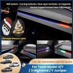 최신 버전 2 0 스마트 에어벤트 앰비언트 라이트 시스템 사각지대 모니터링 BSD 시스템 모델 3 Y 주니퍼 3 하 M3 21 23 MY 20 25AMD : 33난... 