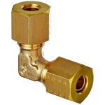 레그리스 0102 06 00 황동 압축 튜브 피팅, 90도 유니온 엘보우, 6mm OD 4 mm : 세컨드19그린